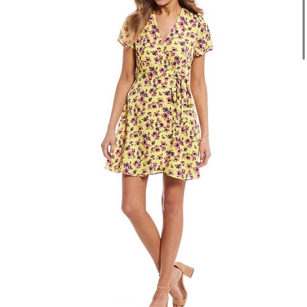 GB floral wrap dress